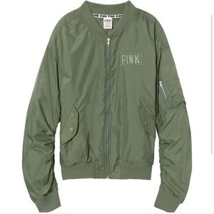 Victoria's Secret PINK Flight Jacket in Sagebrush